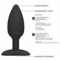 PLUG VIBRANT - CHAUFFANT RECHARGEABLE SILICONE