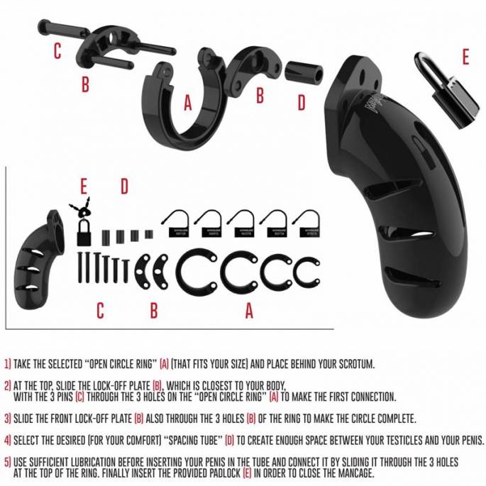 CAGE CHASTETÉ SILICONE MAN│CAGE 07