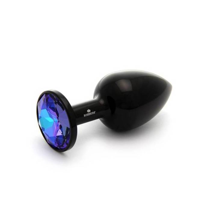 ROSEBUD ALU SCHWARZ /HELIOTROP MEDIUM