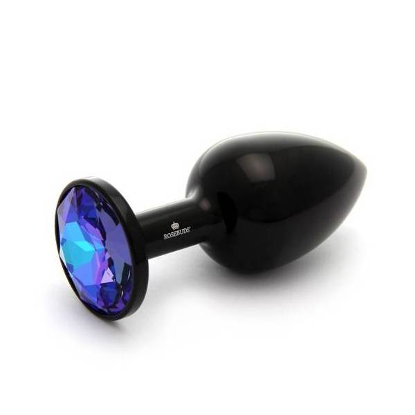 ROSEBUD ALU SCHWARZ /HELIOTROP MEDIUM