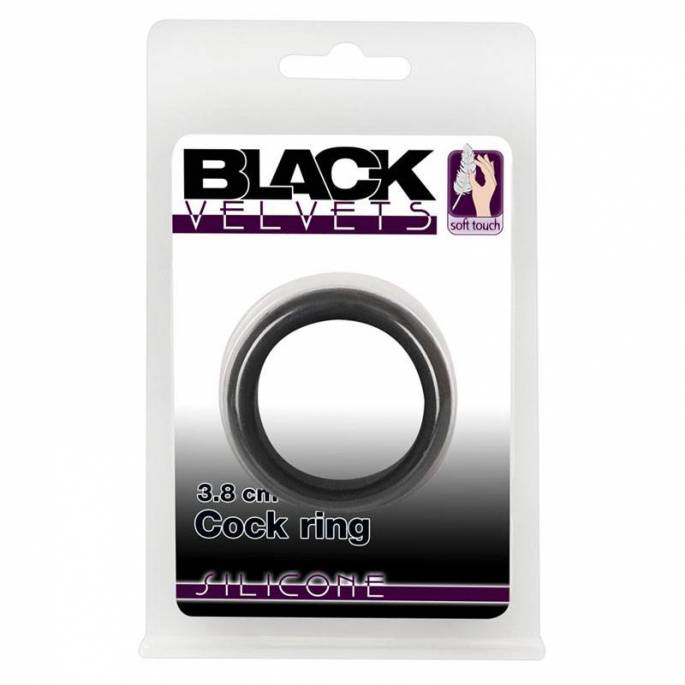 COCKRING SILICONE NOIR (0.7 X 3.8 CM)
