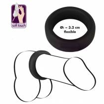 COCKRING SILICONE NOIR (0.7 X 3.2 CM)