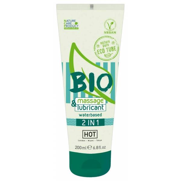 BIO GEL 2 IN 1 MASSAGE UND GLEITMITTEL 200ML