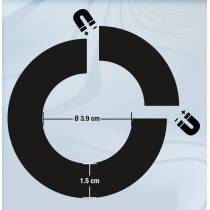 MAGNETISCHER BALLSTRETCHER (Ø : 3,9cm - 220GR)