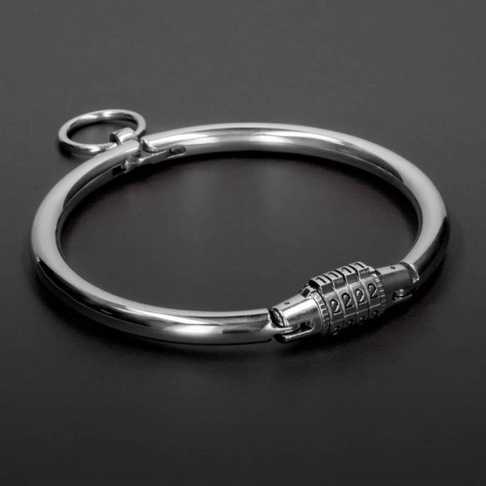 HALSBAND AUS ROSTFREIEM STAHL MIT KOMBINATION (D:11,8CM)