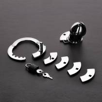 CAGE DE CHASTETÉ ACIER INOXYDABLE (D : 3,4CM - L : 9CM)