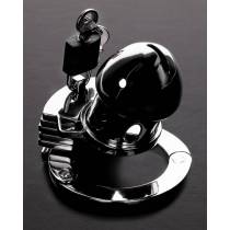 CAGE DE CHASTETÉ ACIER INOXYDABLE (D : 3,4CM - L : 9CM)