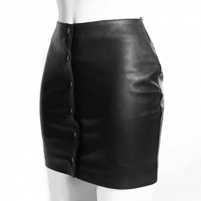 LEDERROCK FRAU DRUCK VORNE