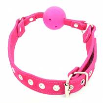 PINK SUEDE GAITER WITH HOLES