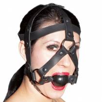 LEATHER HARNESS GAG