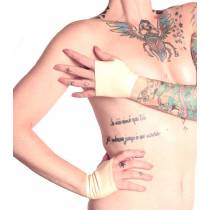 MITAINES COURTES SIMPLE BLANC