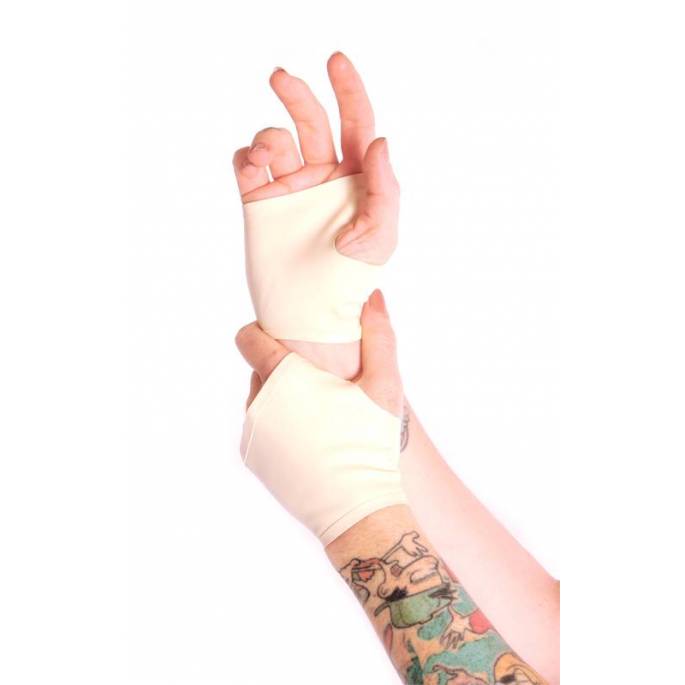 MITANES COURTES SIMPLE BLANC