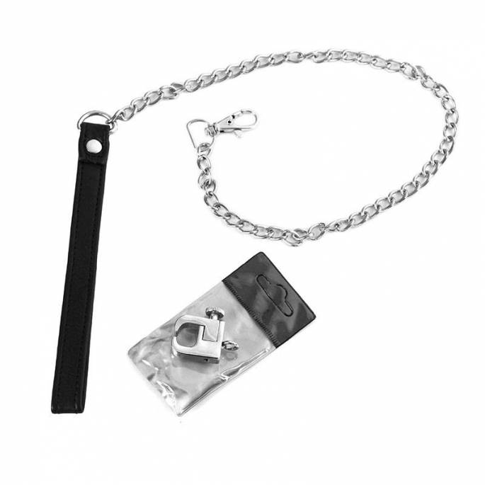 MINI PINCES SEINS LUXE ACIER INOXYDABLE + LAISSE