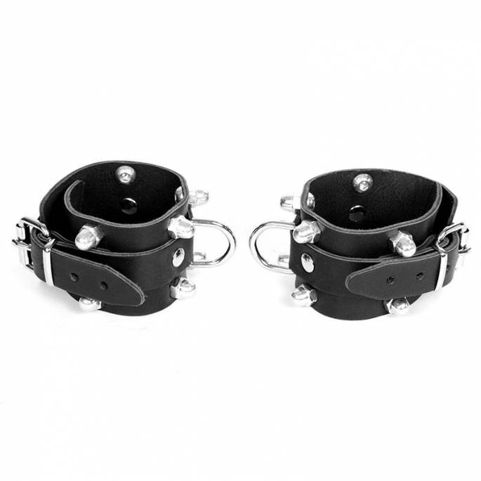 DÜBEL BOLZEN LEDER SCHWARZ