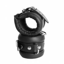 MENOTTES CUIR NOIR LESTEES ( 2 X 250 GR)