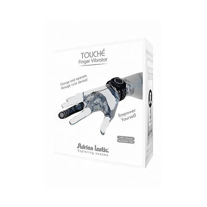 VIBRIERENDER SILIKONFINGERLING + FERNBEDIENUNGSUHR