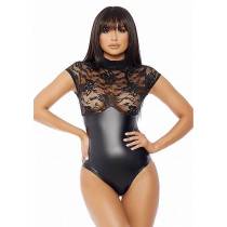 BODY WETLOOK+DENTELLE