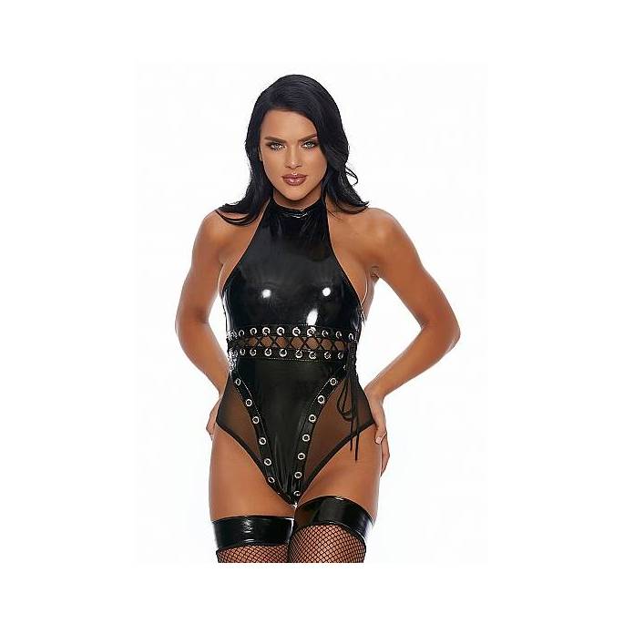 BODY VINYL ET VOILE + OEILLETS METAL