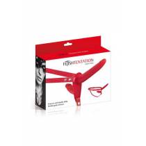 DILDO GÜRTEL ROT INT (8.7X2.9 CM) EXT (15.5X3 CM)