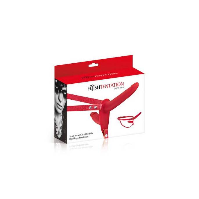 GODE CEINTURE ROUGE INT (8.7X2.9 CM) EXT (15.5X3 CM)
