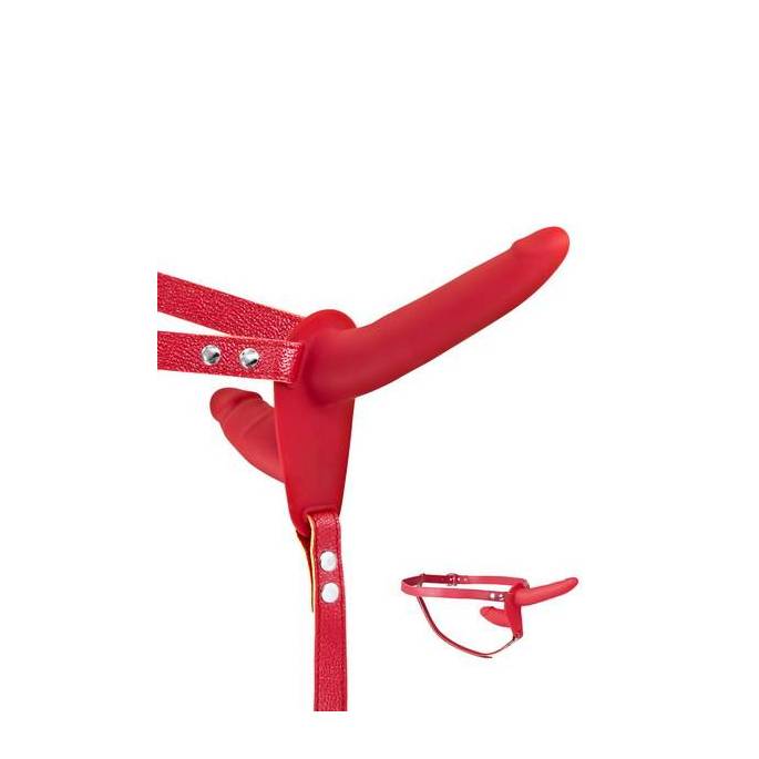GODE CEINTURE ROUGE INT (8.7X2.9 CM) EXT (15.5X3 CM)