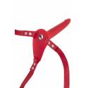 GODE CEINTURE VIBRANT ROUGE (15.5 X 3 CM)