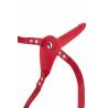 GODE CEINTURE VIBRANT ROUGE (15.5 X 3 CM)