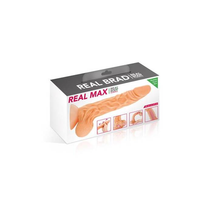 REAL BODY MAX SAUGNAPF-DILDO (22 X 4.3 CM)