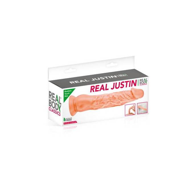 SAUGDILDO REAL BODY JUSTIN (21.5X4.2 CM)