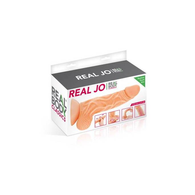 DILDO MIT SAUGNÄPFEN REAL BODY JO (18.5X4 CM)