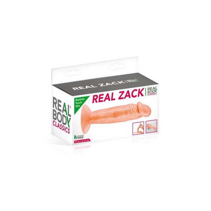 GODE VENTOUSE REAL BODY ZACK (16 X 3.7 CM)