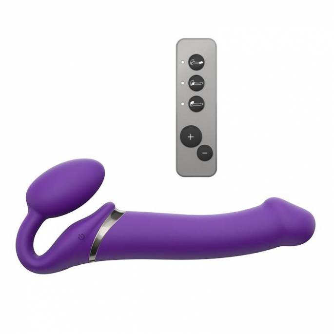 STRAP ON 3 MOTEURS VIOLET M