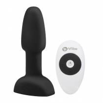 RIMMING PETITE PLUG ANAL VIBRANT NOIR AVEC BILLES ROTATIVES