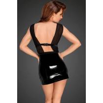 ROBE MINI VINYLE TOP VOILE