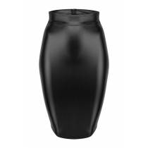 JUPE CRAYON WETLOOK LACET DOS
