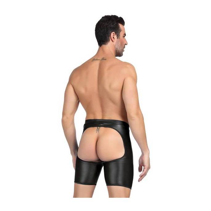 BOXERSHORTS MIT NACKTEM PO SCHWARZ