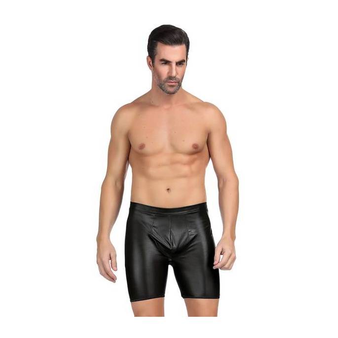 BOXERSHORTS MIT NACKTEM PO SCHWARZ