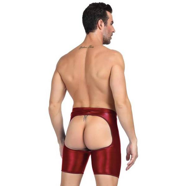 BOXER FESSES NUES BORDEAUX