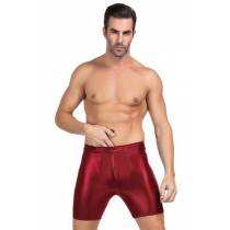 BOXERSHORTS MIT NACKTEM GESÄSS BORDEAUX