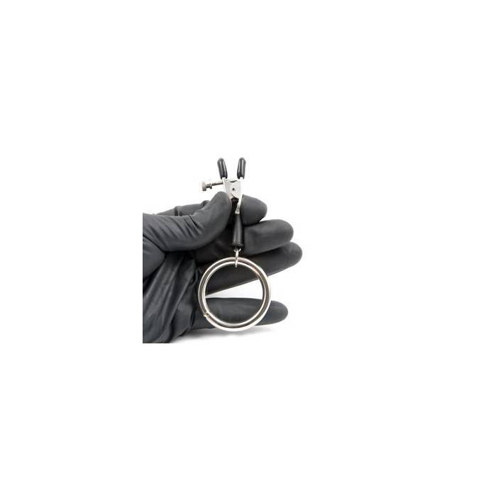 VERSTELLBARE BRUSTKLAMMERN + RING