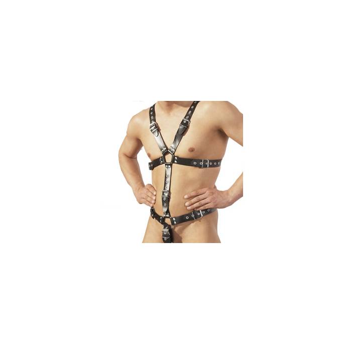 BASIC LEATHER HARNESS FOR MEN