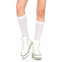 MITTELLANGE SOCKEN WEISS T.U