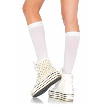 MITTELLANGE SOCKEN WEISS T.U