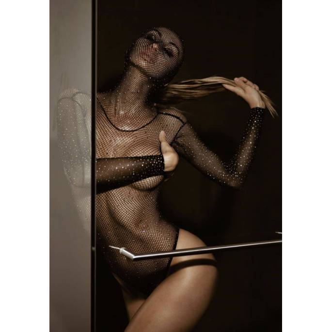 BODYSTRING NETZHAUBE STRASS T.U