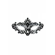 MASQUE BALLO MASCHERA NOIR+STRASS