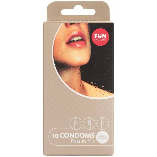 10 PRESERVATIFS PLEASURE MIX