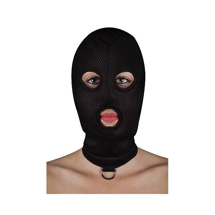 CAGOULE NOIRE AVEC ANNEAU