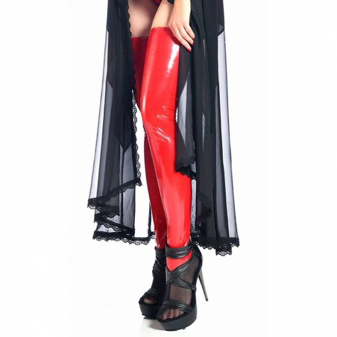 SICILIA STRÜMPFE VINYL ROT