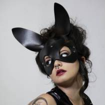 MASQUE LAPIN SIMILI CUIR