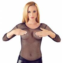 NETZ-T-SHIRT MIT HALBLANGEN ÄRMELN T.U